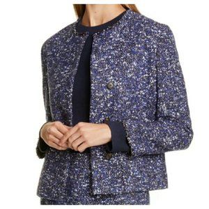 Hugo Boss Navy Tweed Blazer